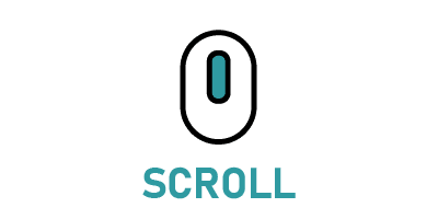 Icon Hilfe Für Interaktion mit WebVR Scrolle