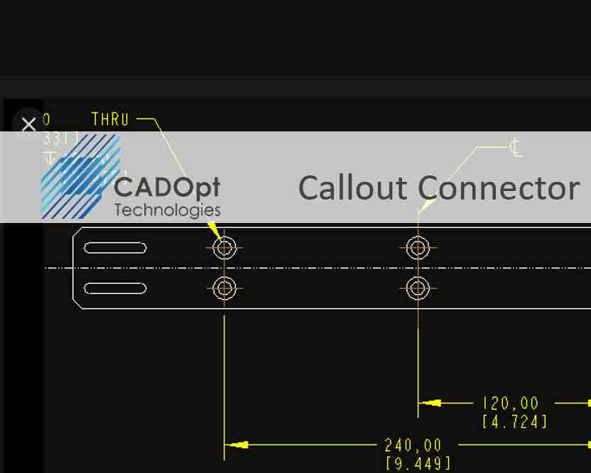 Callout Connector CADOpt