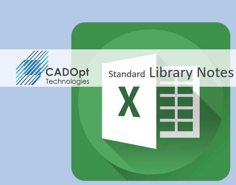 Standard Library Notes CADOpt